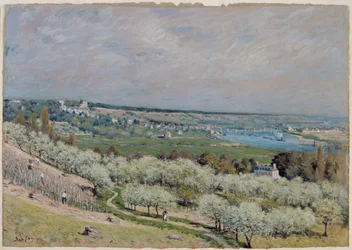 Het Terras in Saint-Germain, Lente, 1875